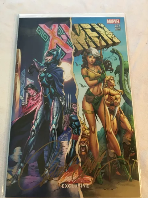Astonishing X-Men #1 SIGNED J. Scott Campbell EXCLUSIVE Variant C - NM w/COA