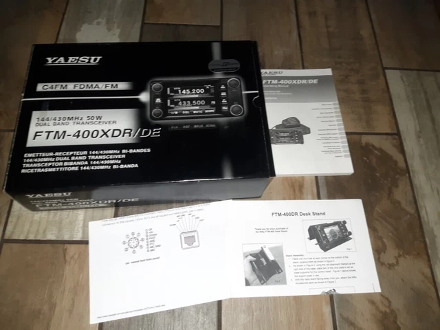 YAESU FTM-400XDR DE Instruction Manual Guide AND ORIGINAL BOX ONLY NO ...