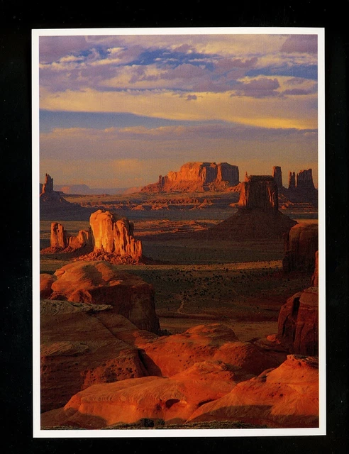 Arizona AZ postcard Monument Valley chrome greetings