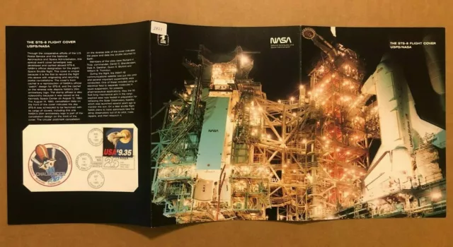 Nasa 25Th Anniversary Shuttle Challenger Sts-8 Flight Cover Usps/Nasa 1983
