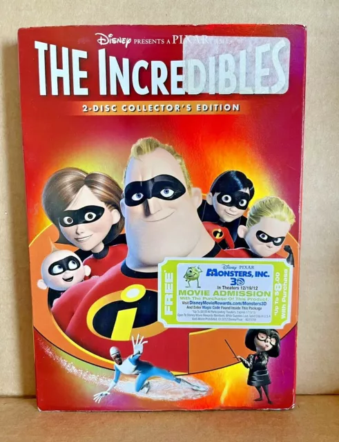 THE INCREDIBLES (DVD 2004 Widescreen)-2 Disc Collectors Edition ...