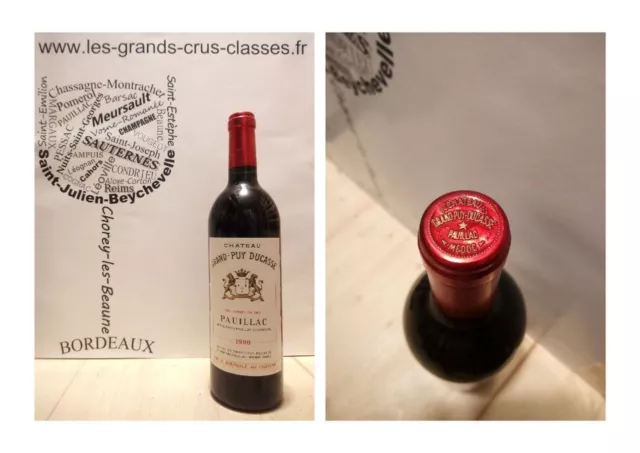 Château Grand Puy Ducasse 1990 - Pauillac - 5ème Grand Cru Classé - 75 cl Rouge