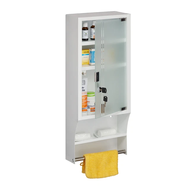 Armoire murale vintage en bambou