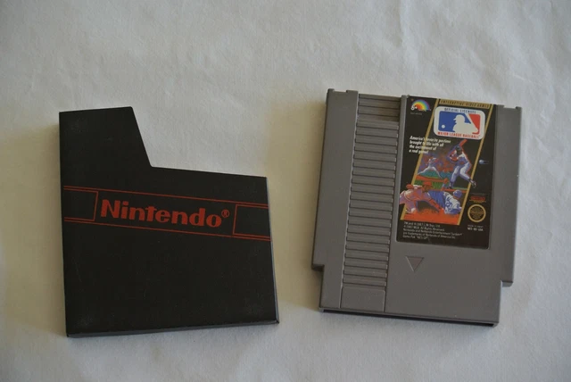 Major League Baseball NES Nintendo 1988 Japan MLB sport game cartridge tested