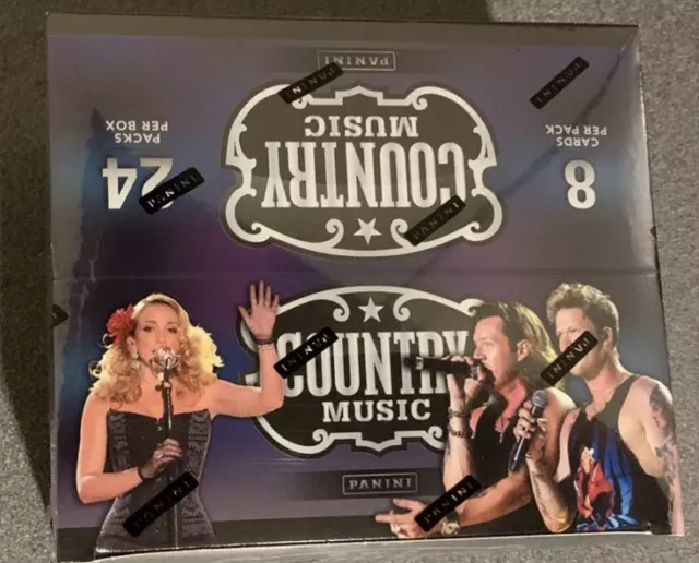 2015 Panini Country Music MASSIVE Factory Sealed 24 Pack Retail Box-192 Cards!