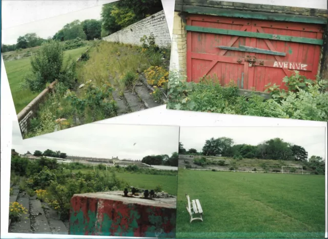 8 Photos of the old Bradford (Park Avenue) derelict ground taken approx 1987