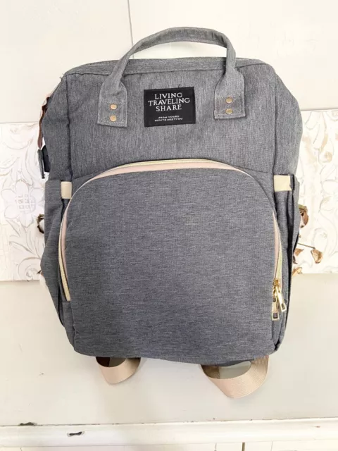 Baby Diaper Bag, Multi-Functional Waterproof for Living, Traveling Backpack NEW 3
