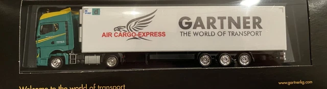 HERPA 950305 MAN Tgx Gx Kühlkoffermegatrailer Gartner Kg Aircargo