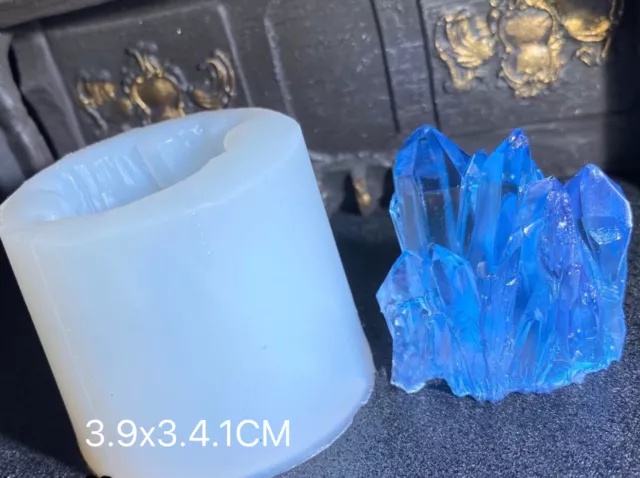 Kristallcluster Silikonform Harz Gießen Epoxy Resin epoxidform Abformen Gießform