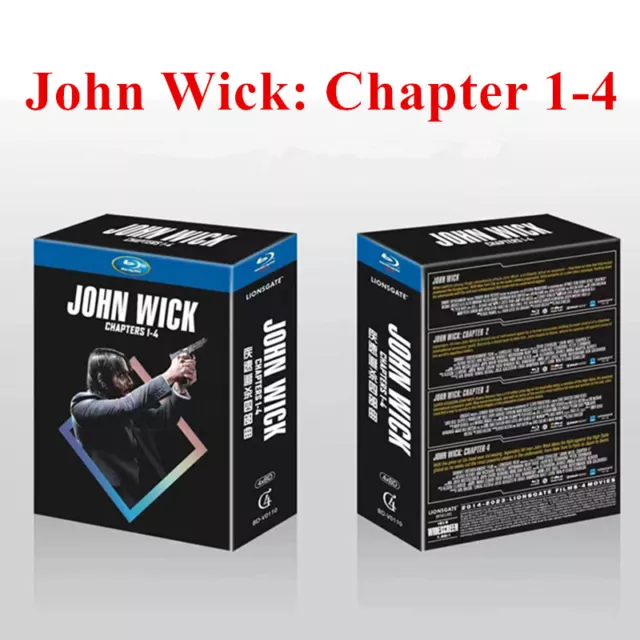 John Wick: Chapters 1-4 (2023) [Blu-ray / 4K Ultra HD (Box Set