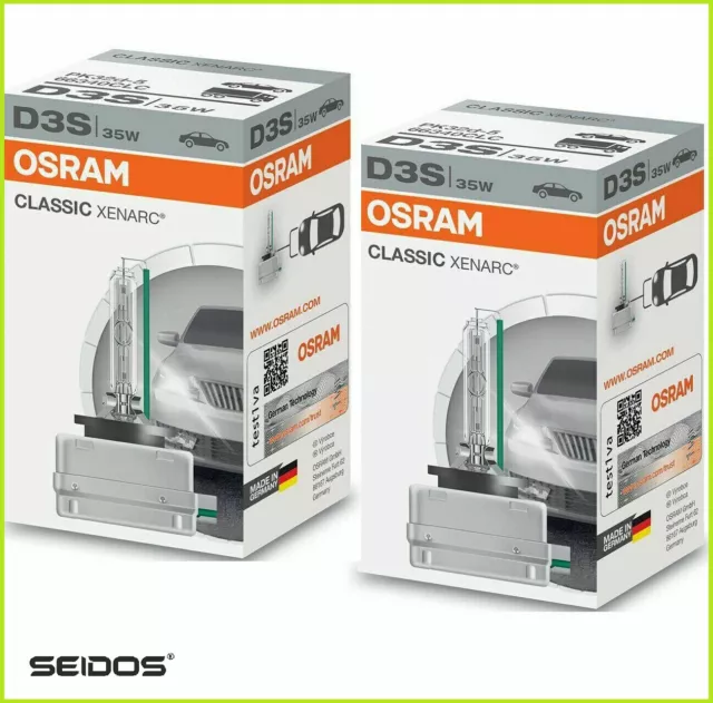OSRAM D3S CLASSIC XENARC CLC Xenon Brenner Scheinwerfer Lampen für Jaguar
