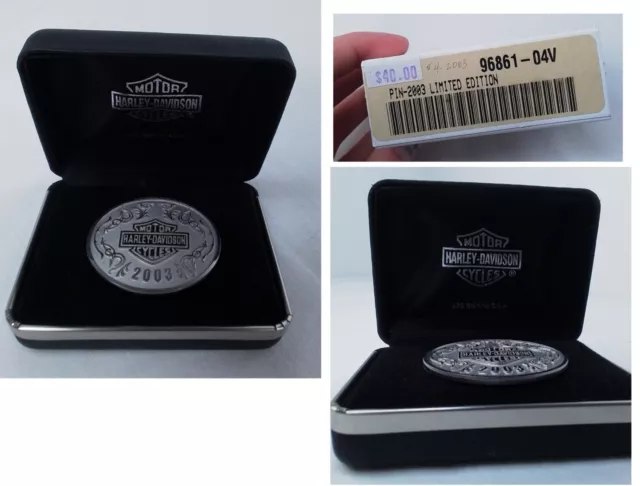 Harley Davidson Pin 2003 Limited Edition .925 Sterling Silver #J2011