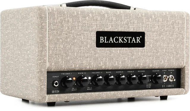Blackstar St. James 50-watt Tube Head with EL34 Tubes - Fawn
