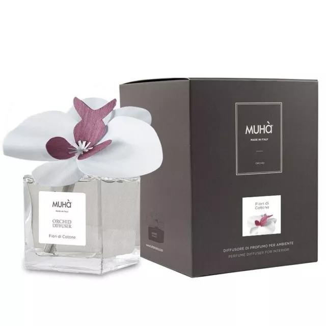 Diffusore per Ambienti Peonia Profumo Lino e Cotone 100ml - Muhà