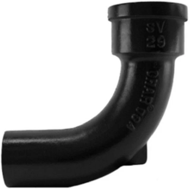 Charlotte Pipe XH 00029 1600 8 in Spigot x Hub Extra Heavy Cast Iron 1/4 Degree