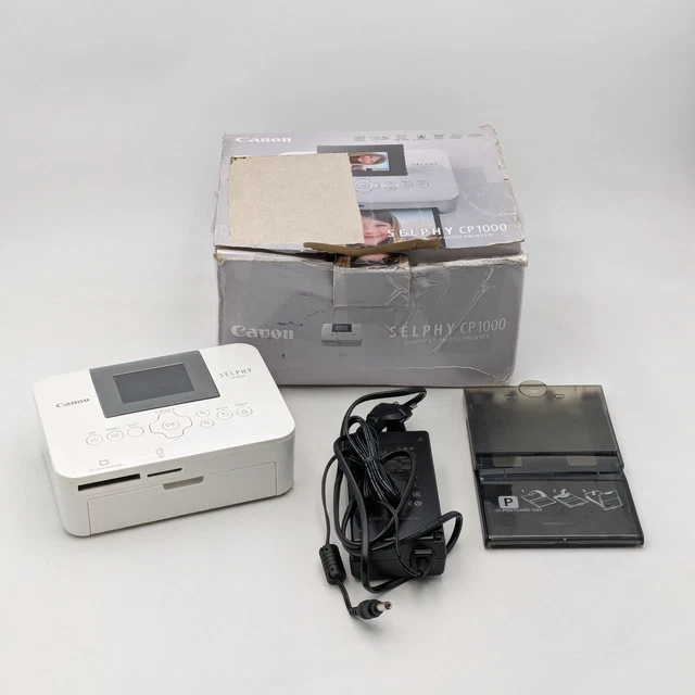 CANON SELPHY CP1000 Compact Thermal Sublimation Printer White ...