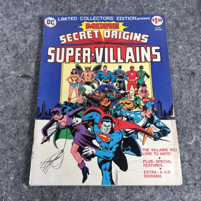 DC More Secret Origins Super-Villians C-45 Limited Collectors Edition