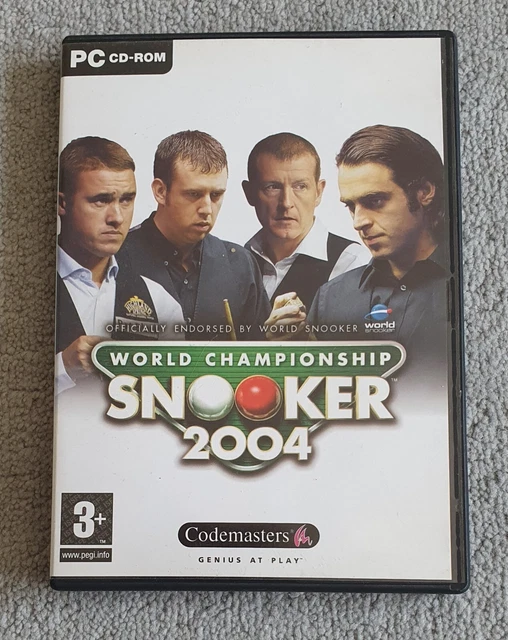 World Championship Snooker 2004 for PC CD-ROM (includes manual)