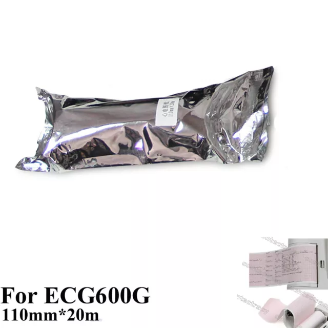 CONTEC,Printing Papter,Thermal Paper Roll For ECG EKG Machin ECG600g,110mm*20m