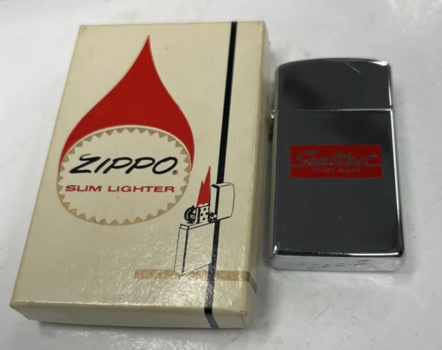 Zippo 1965 Sealtest  Advertising Slim Lighter Unfired In Box H313