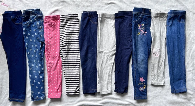 Pacchetto di pantaloni da ragazza invecchiati 3-4