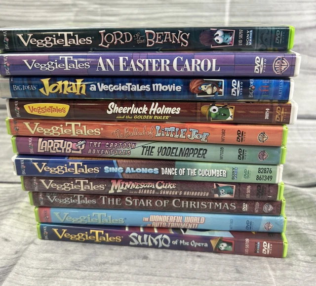 veggie-tales-dvd-lot-11-movies-bible-lessons-sing-along-religion