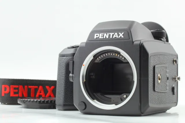 [Nuevo como nuevo con correa] cuerpo de cámara fotográfica Pentax 645NII N II con parte posterior de 120 películas de JAPÓN