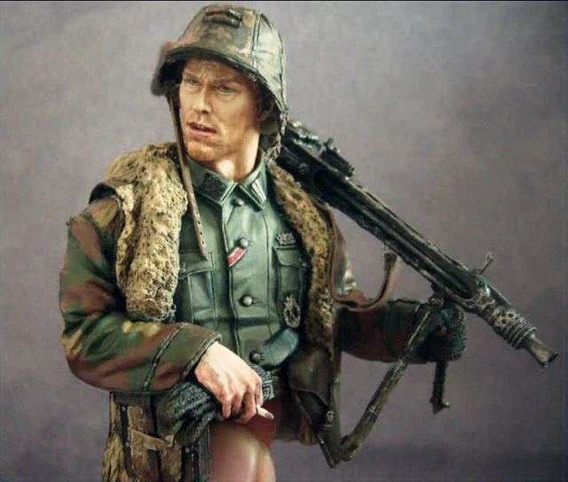 Figurine Résine Soldat Allemand WW2 1:35 - Non Peinte, à Peindre Soi-Même