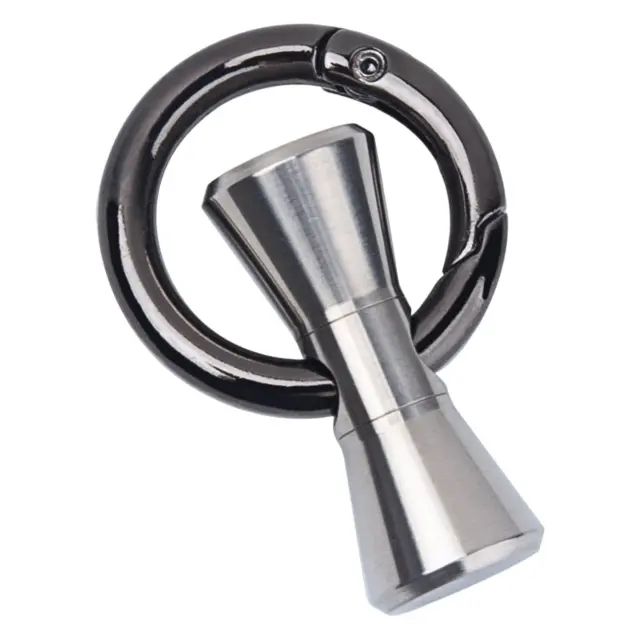 FEGVE Titanium D Ring Horseshoe Keyring U Shape Keychain Car Key