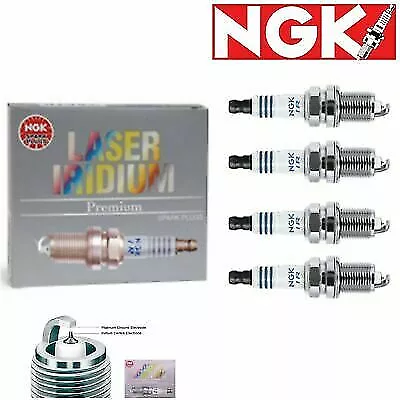 4 pc Laser Iridium Spark Plugs NGK 4867 IFR6B-K 4867 IFR6BK Tune Up zm