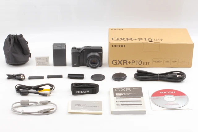 [Exc+5] Ricoh GXR 10.0MP Digital Camera w/ P10 28-300mm VC Lens From JAPAN