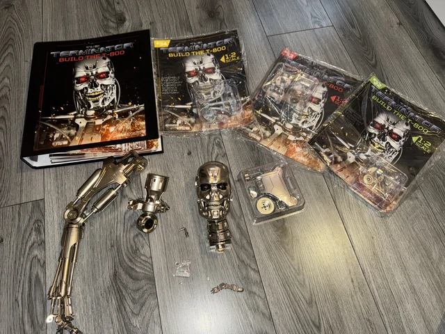 TERMINATOR BUILD THE T-800 1:2 Set. Issues 1 To 26, & 3 Sealed 32,33,34 ...