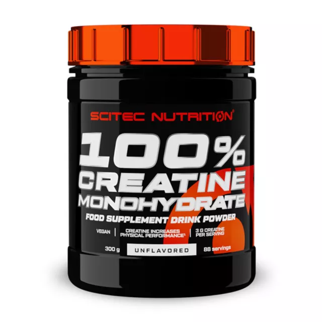 (73,30 EUR/kg) Scitec Nutrition 100% monohidrato de creatina 300 g dosis de creatina