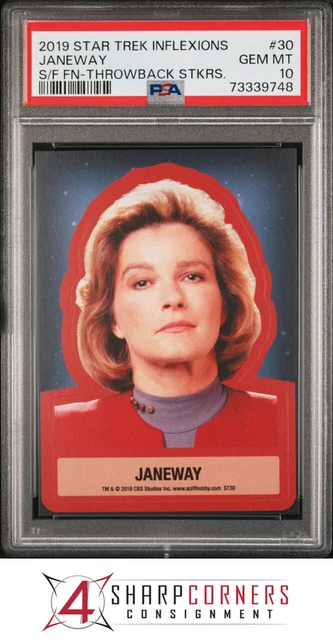 2019 Star Trek Inflexions Throwback Stickers #30 Janeway Psa 10 N3638602-748 2019 Star Trek Inflexions Throwback Stickers #30 Janeway Psa 10 N3638602-748