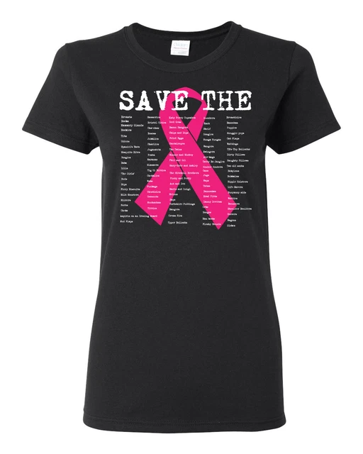 SAVE THE LADIES Boobs List of Slang for Breasts Ladies Junior Fit Tee