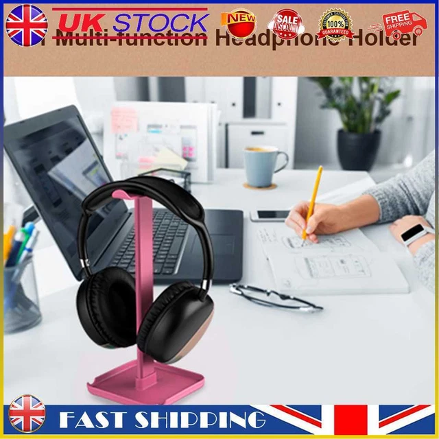 M1 Headphone Holder Hanger Earphone Desktop Display Stand Bracket (Pink) #gib