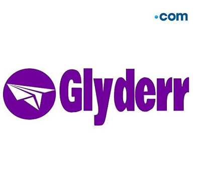 Glyderr.com 7 Letter Short Catchy Brandable Premium Domain Name for Sale