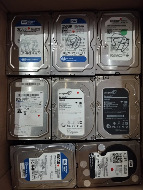 LOT DE 10 disques dur 2.5 pouces , 320 Go en Prudence EUR 35,00 - FR