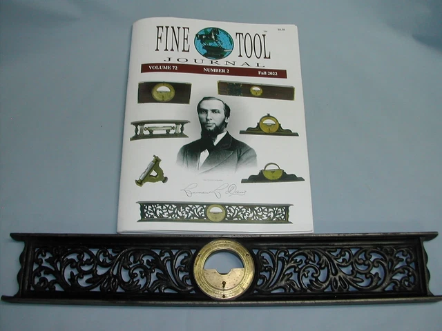 18"  L. L. Davis Cast Iron Level, with Sept. 17, 1867 Patent Date, Plus!!!