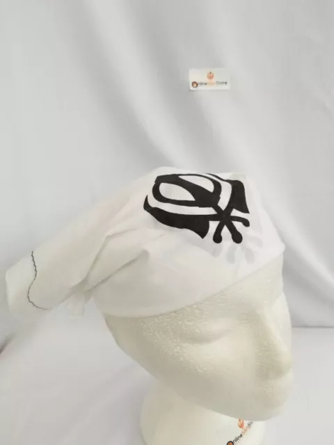 Sikh hindu kaur singh black khandas bandana head wrap gear rumal handkerchief a2