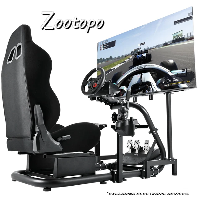 Zootopo Racing Simulator Cockpit Stand or Seat Fit for Logitech G923 G29 G920