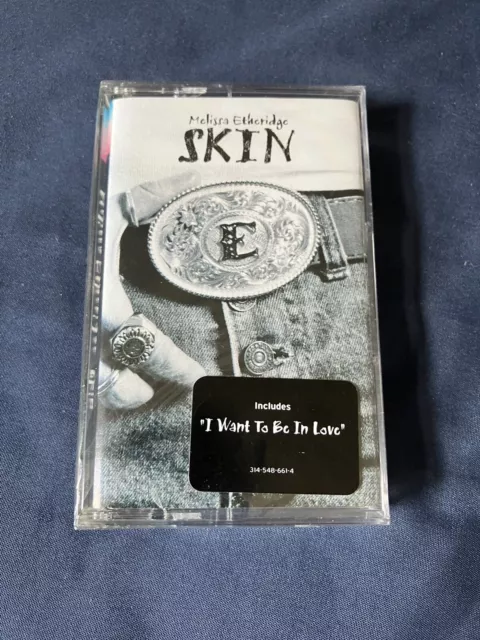 NEW Melissa Etheridge - Skin Cassette (2001, Island) RARE, Hype Sticker SEALED