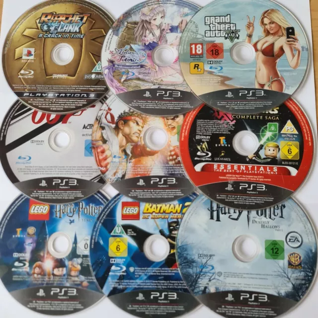 Sony PS3 Disc Only Games - Multi Listing - Big Selection - 15% Discount On 2+