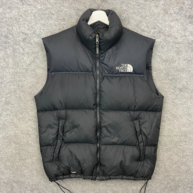 The North Face Gilet Scaldacardo Isolato Da Uomo Grande Nero Nuptse 700