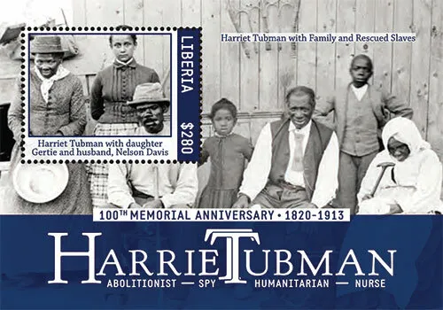 Liberia - 2013 - HARRIET TUBMAN - Souvenir Stamp Sheet - MNH