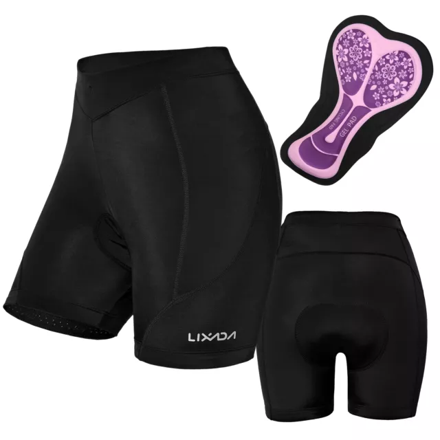 Women Bike Padded Shorts Cycling 3D Padded Underwear  Padding D3W9