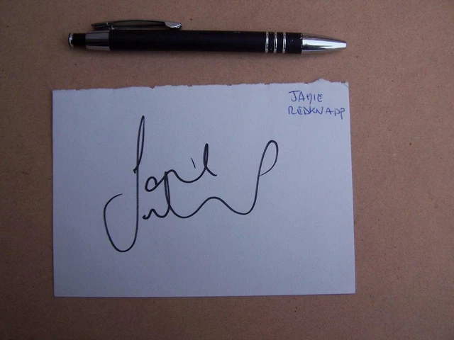 Jamie Redknapp  Autograph  (SB2 ) please scroll down