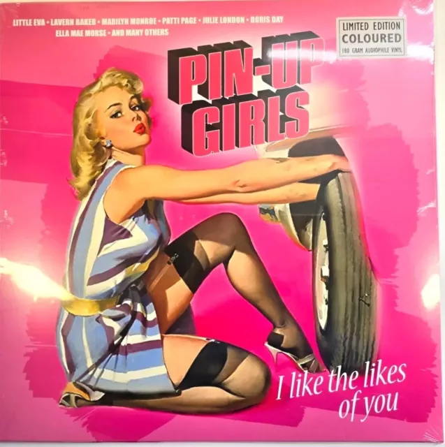 Pin-Up Girls  Not Easy To Get  LP Album vinyl record compilation limited pink