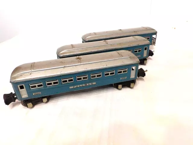 Lionel Pre War  O Gauge  Three Piece Passenger Set