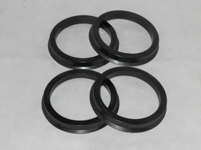 Set Of 4 Wheel Rim Hub Centric Rings I 72.6Mm Wheel (Od) I 66.56Mm Hub (Id)